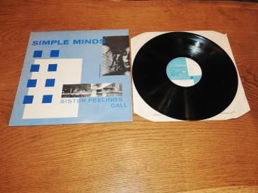 Simple Minds Sister Feelings Call 1981 Virgin Records Oved 2 UK Pressung VG+/VG